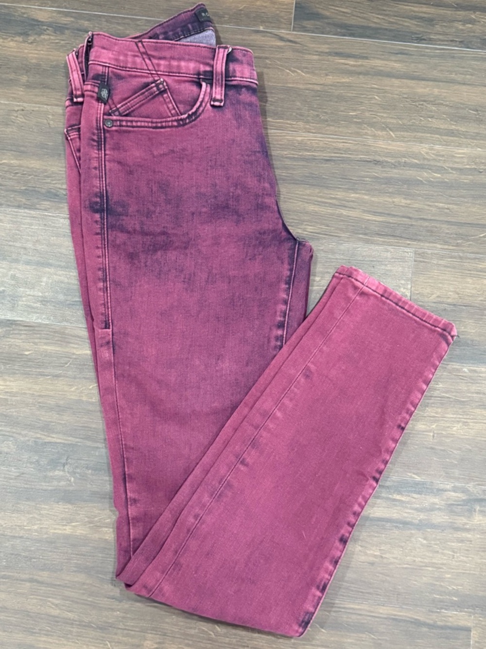 Rock & Republic Jeans Berlin Purple Acid Wash